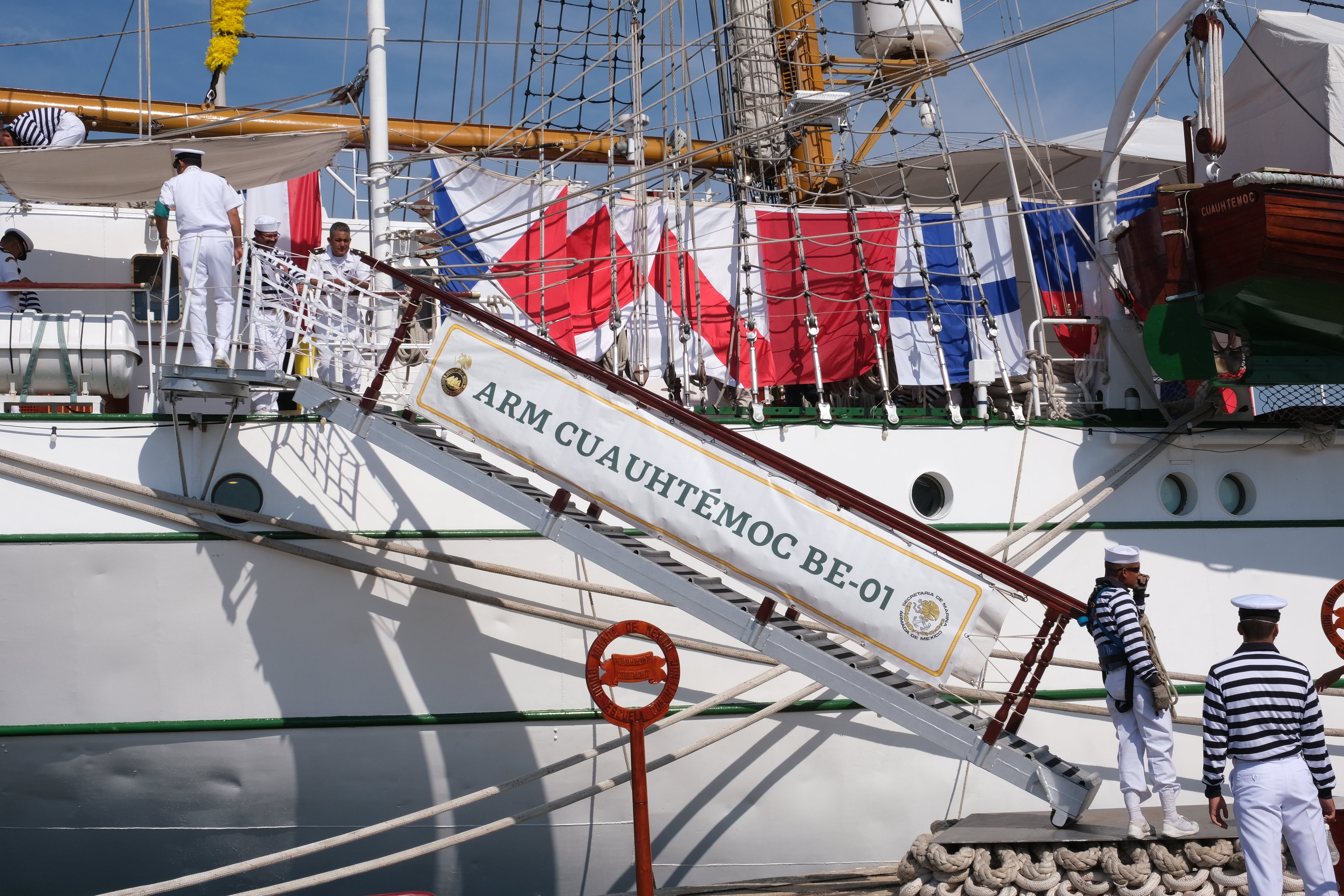 En imágenes: El buque escuela mexicano &#039;Cuauhtémoc&#039;, en Cádiz