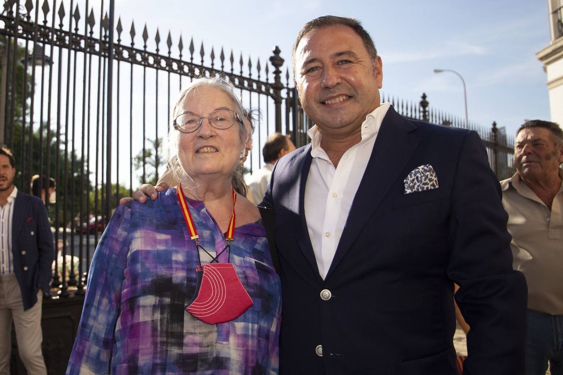 Lore Monnig y Ricardo Sánchez. 