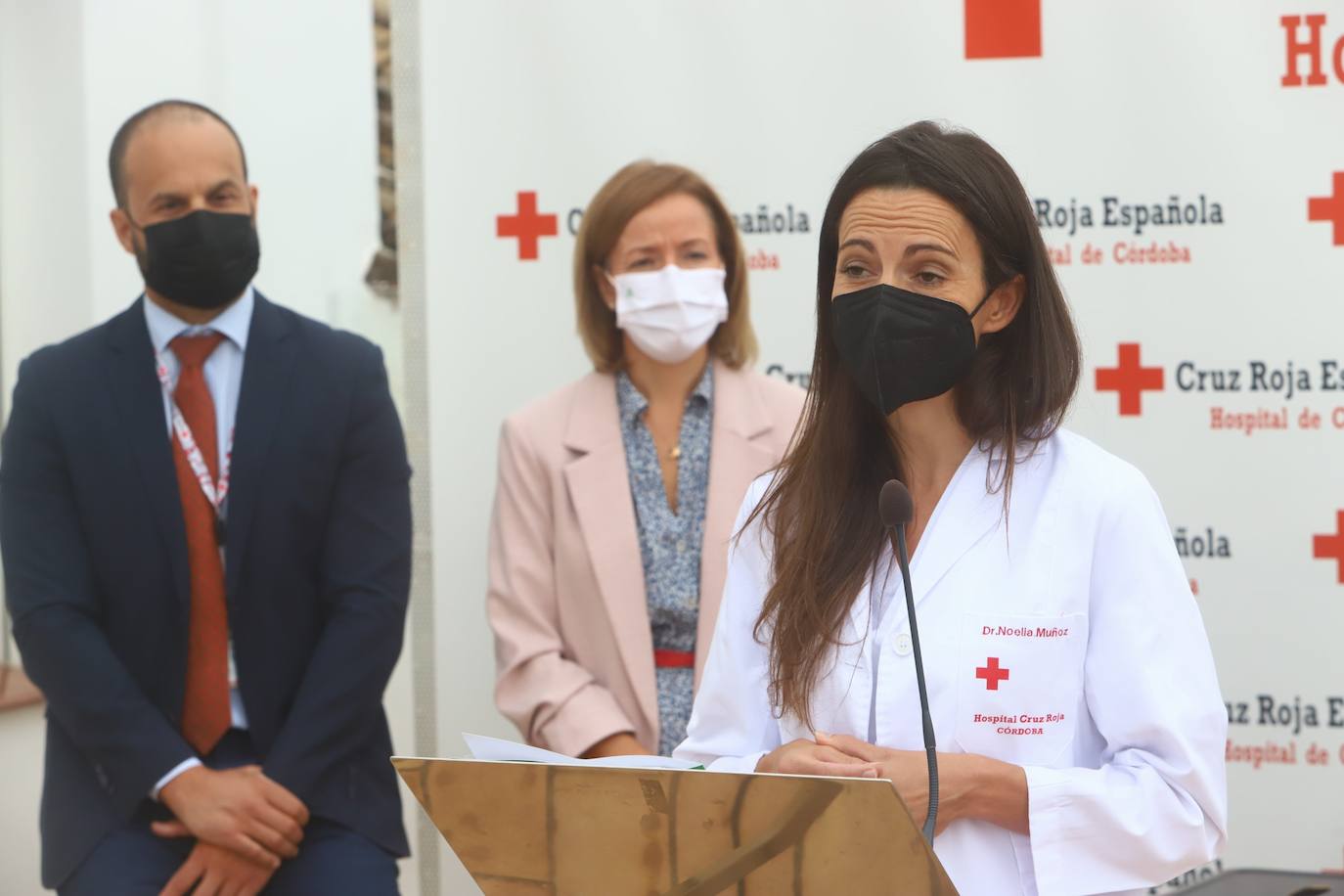 La presentación de la primera donación de órganos en la Cruz Roja de Córdoba, en imágenes