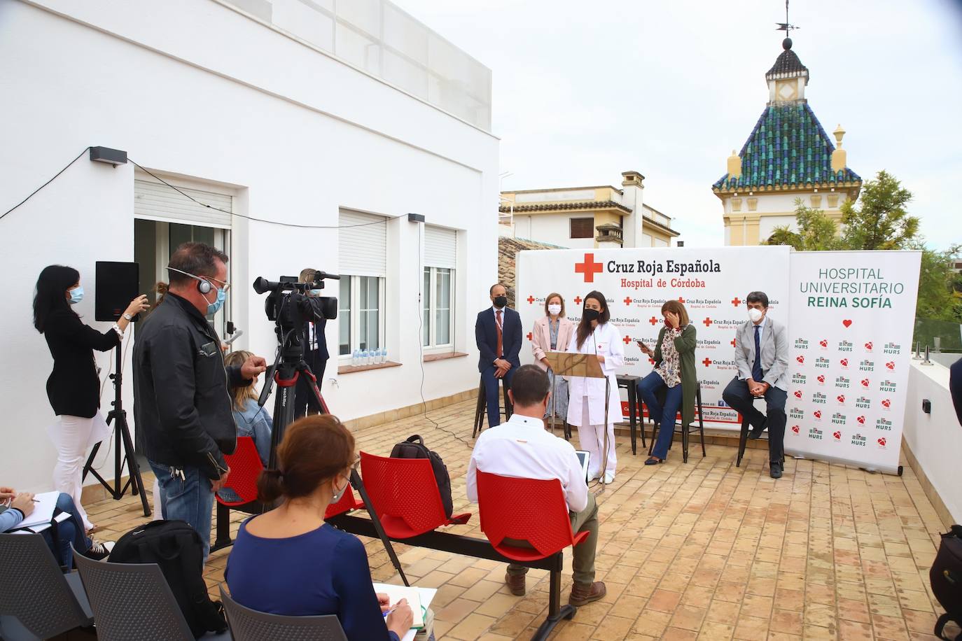 La presentación de la primera donación de órganos en la Cruz Roja de Córdoba, en imágenes