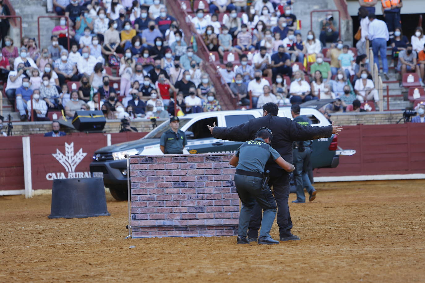 La exhibición de la Guardia Civil en la plaza de toros de Córdoba, en imágenes