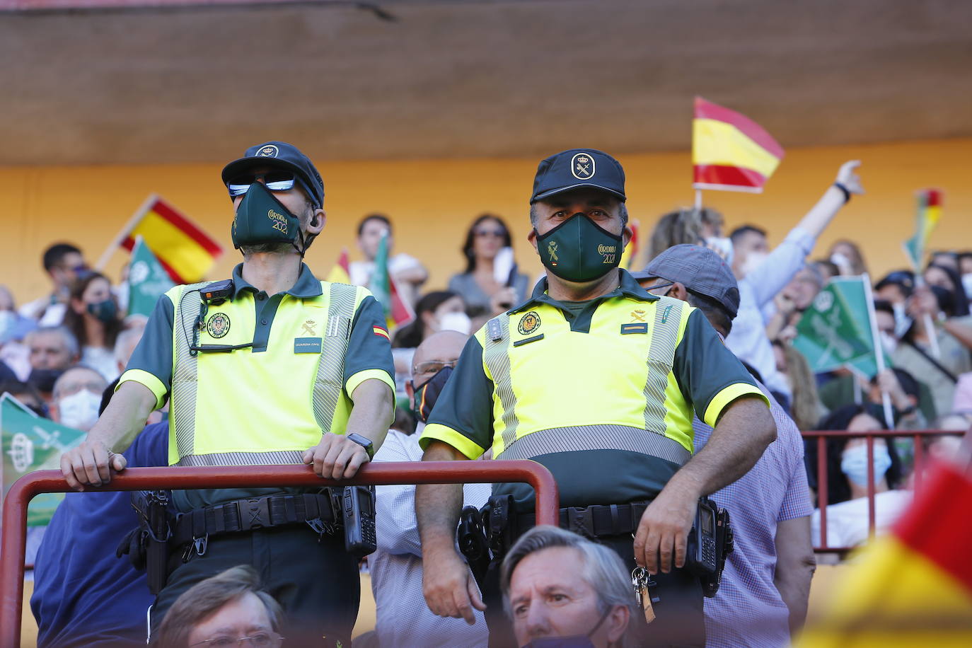 La exhibición de la Guardia Civil en la plaza de toros de Córdoba, en imágenes