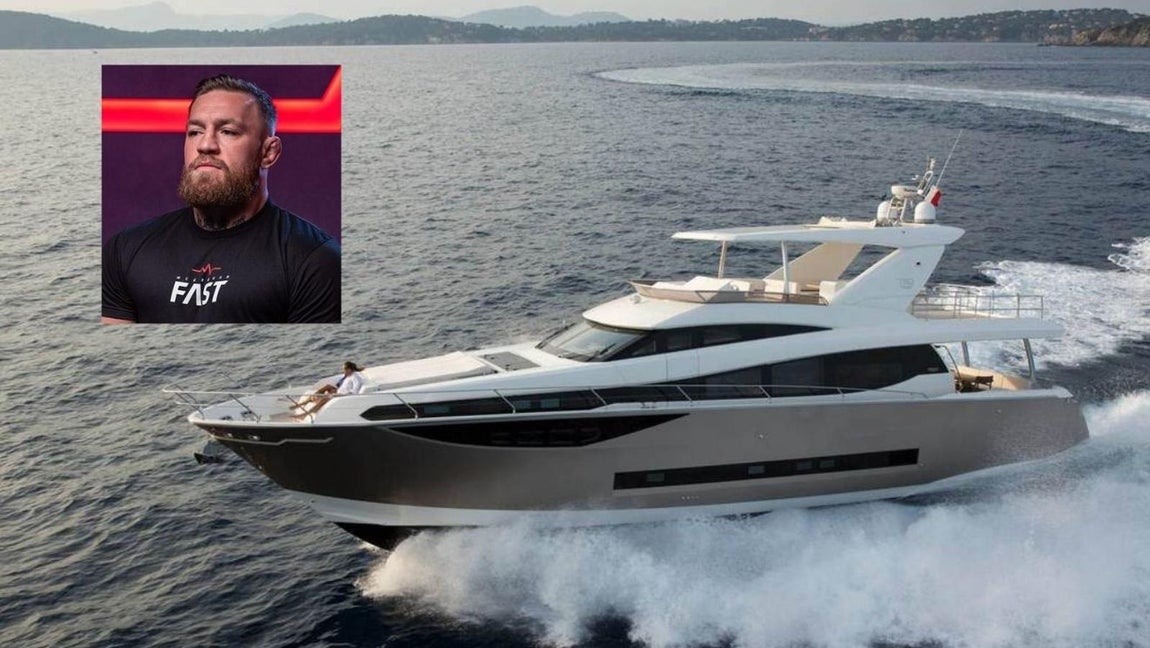 El yate que McGregor vende por 800.000 euros. Connor McGregor es <a href="https://www.abc.es/summum/living/negocios/abci-cuanto-dinero-tienen-deportistas-mas-exitosos-mundo-202105211447_noticia.html" target="_blank">uno de los deportistas que más millones factura al año</a> -es más, este año ha logrado el primer puesto en el ranking de Forbes- y no solo por su carrera en las artes marciales mixtas, sino gracias a sus otros negocios que poco tienen que ver con el deporte. El irlandés está centrado en <a href="https://www.abc.es/summum/living/salud-fitness/abci-conor-mcgregor-rock-famosos-marcas-fitness-ayudaran-entrenamientos-202101221637_noticia.html" target="_blank">su aplicación de fitness, FAST</a>, así como su línea de suplementación TIDL Sport; pero también en su marca de whisky y sus contratos publicitarios con todo tipo de firmas. Ahora parece que lo que más desea es abrir una cadena de pubs en su Irlanda natal, y para la inversión inicial ha decidido deshacerse de algunos bienes a los que apenas sacaba provecho como uno de sus yates.