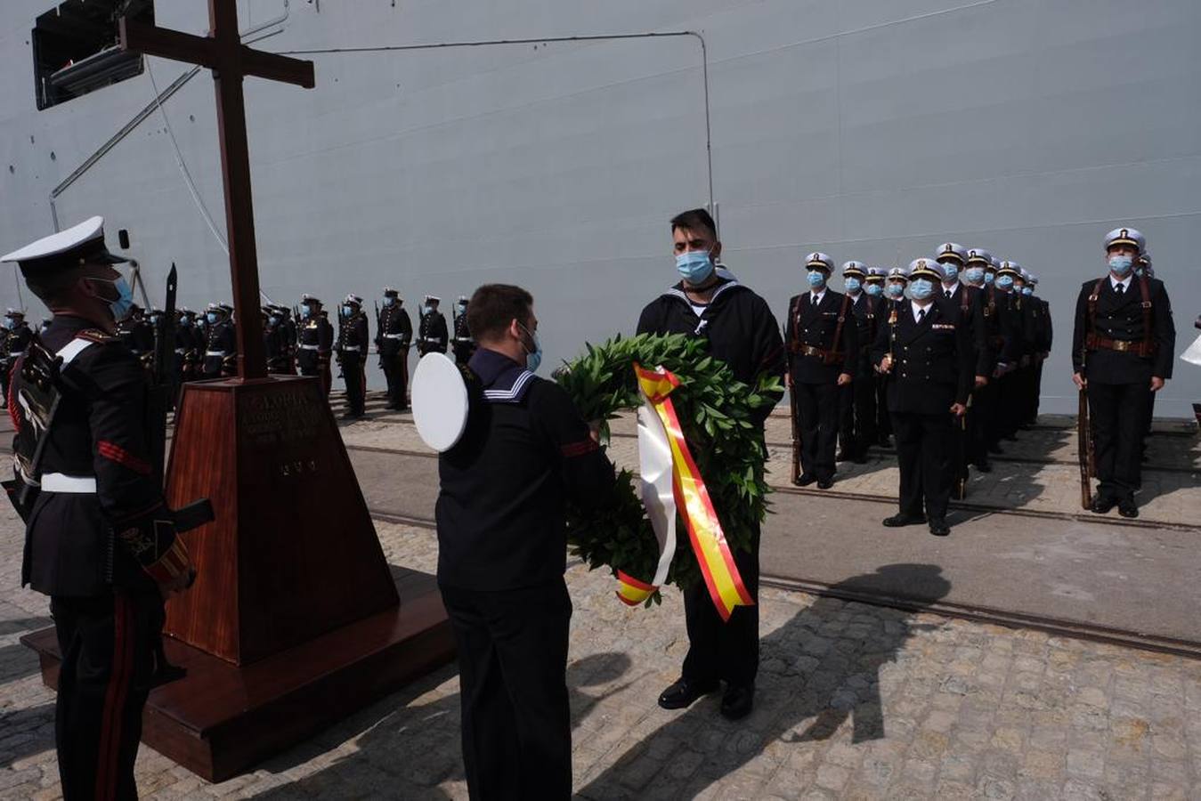 FOTOS: Así ha sido el homenaje en Cádiz que ha conmemorado del 450 aniversario de la batalla de Lepanto