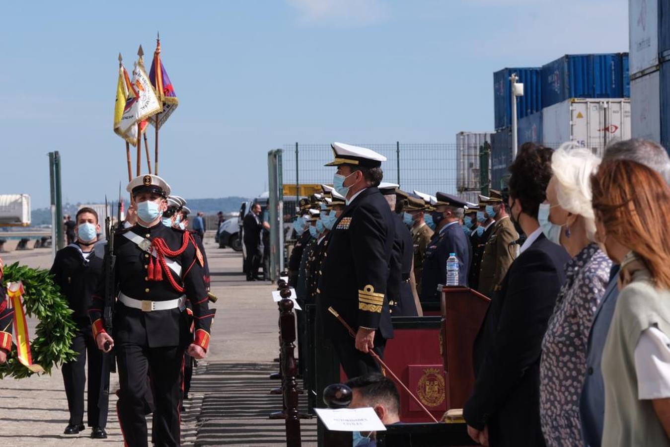 FOTOS: Así ha sido el homenaje en Cádiz que ha conmemorado del 450 aniversario de la batalla de Lepanto