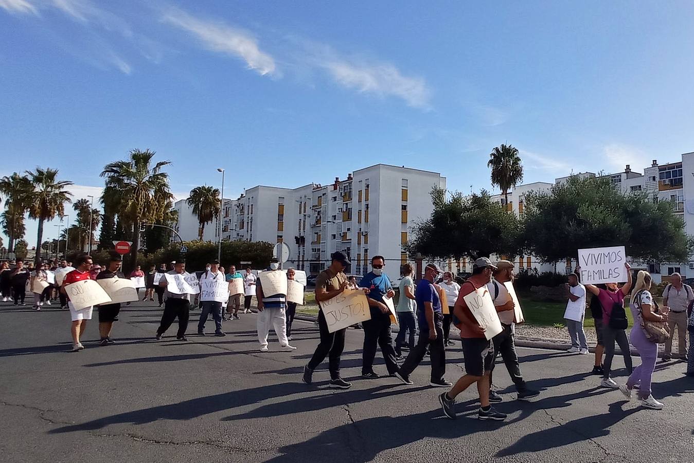 FOTOS: Protestas de los vecinos de la Sierra de San Cristóbal