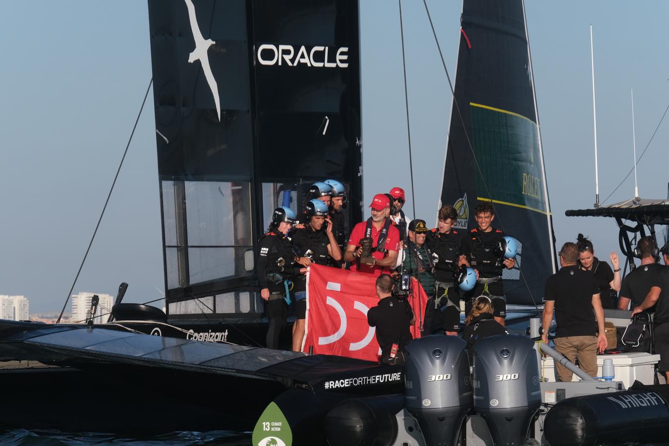 FOTOS: El Rey Felipe en Cádiz por la Sail GP