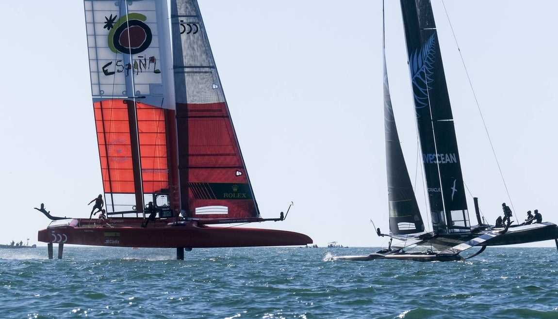 Fotos: Así ha sido la primera jornada de la SailGP en Cádiz