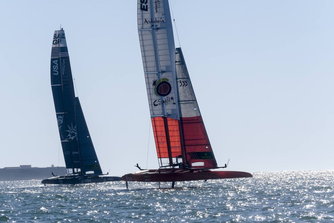 Fotos: Así ha sido la primera jornada de la SailGP en Cádiz