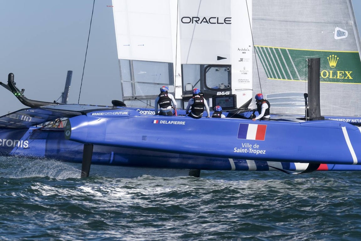 Fotos: Así ha sido la primera jornada de la SailGP en Cádiz