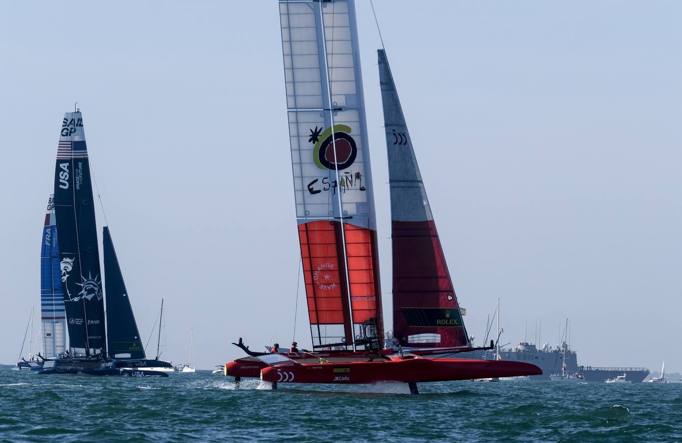 Fotos: La regata SailGP en Cádiz