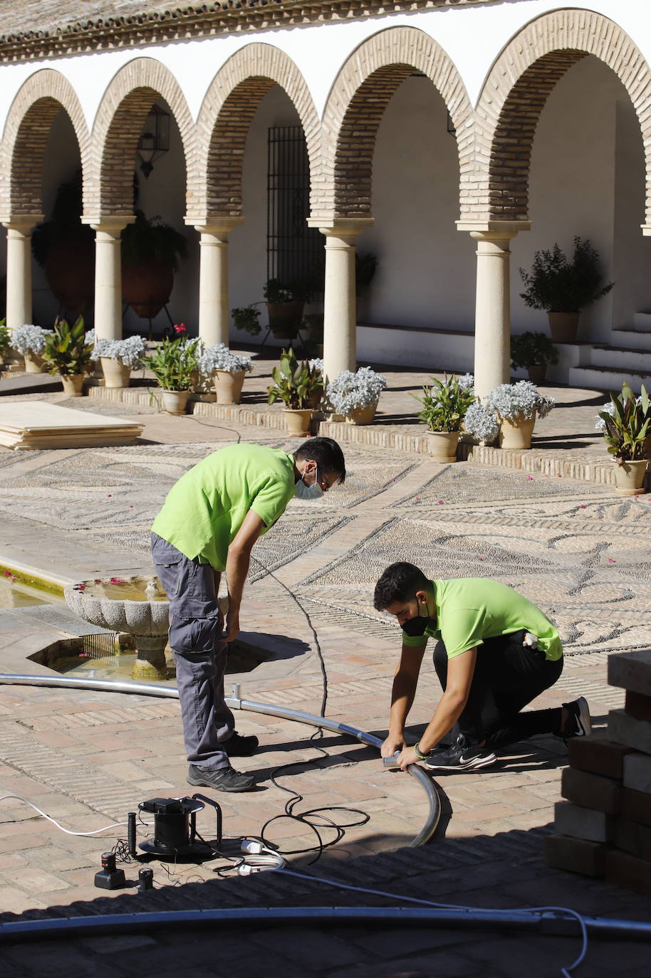 Los preparativos de Festival Flora de Córdoba 2021, en imágenes