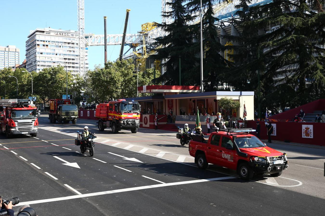 El desfile militar del Día de la Hispanidad 2021, en imágenes