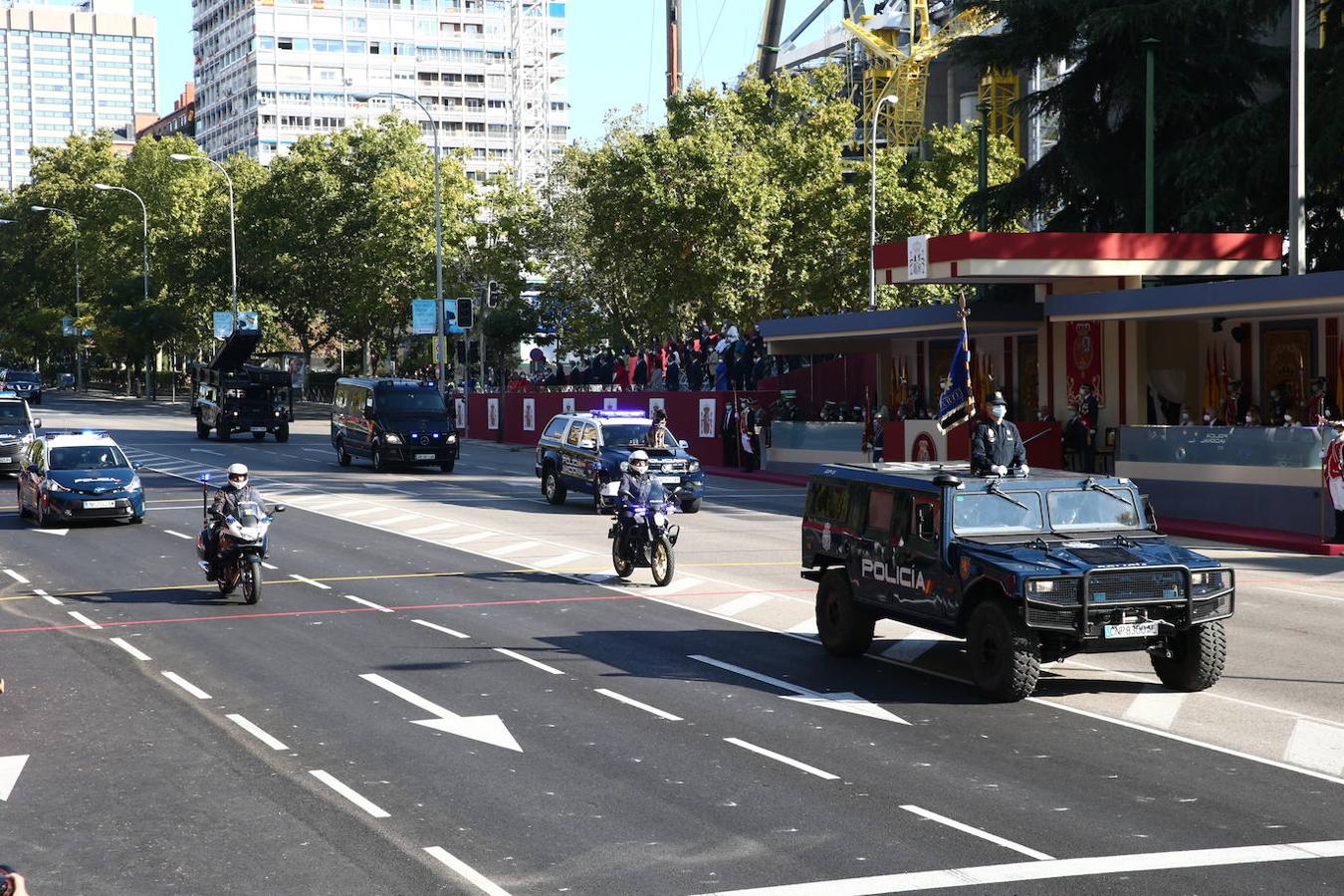 El desfile militar del Día de la Hispanidad 2021, en imágenes