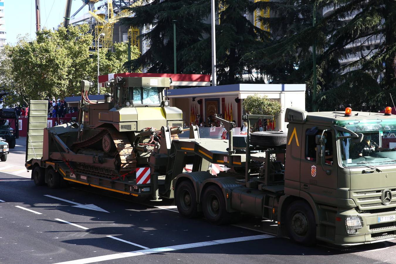 El desfile militar del Día de la Hispanidad 2021, en imágenes