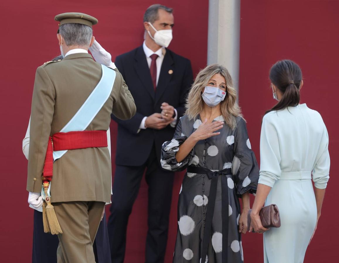 El desfile militar del Día de la Hispanidad 2021, en imágenes