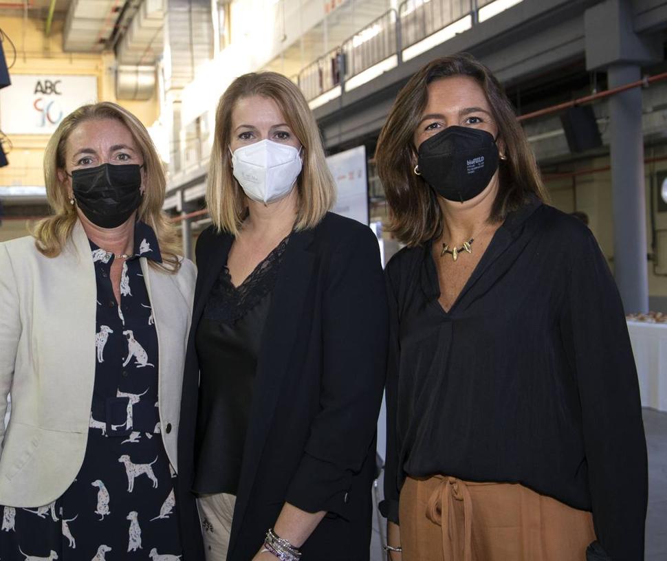 Inmaculada Tristán, Silvia Rodríguez y Rocío Ortega