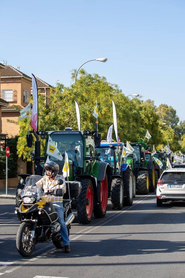 Manifestación de los agricultores andaluces contra la PAC en Sevilla