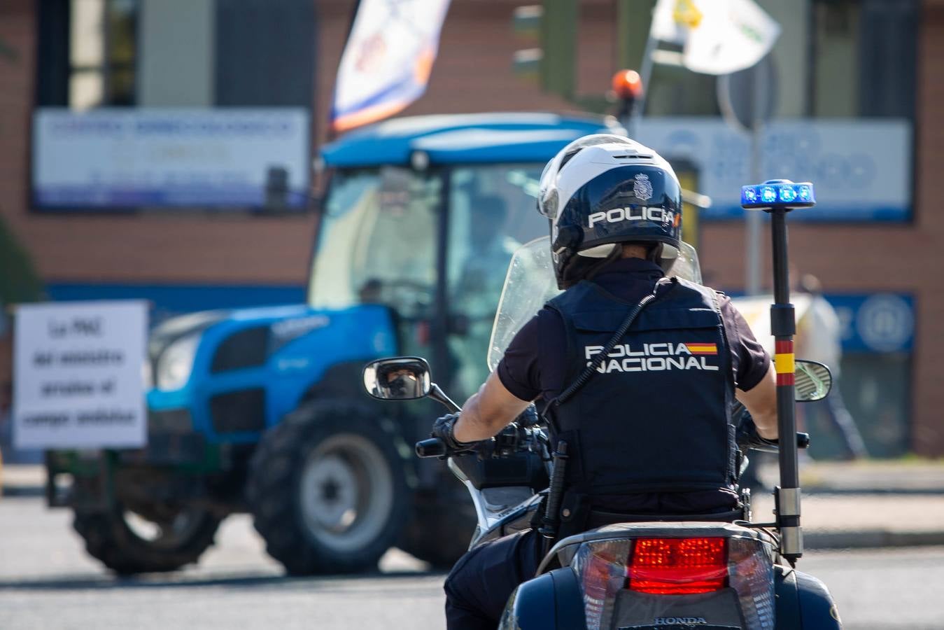 Manifestación de los agricultores andaluces contra la PAC en Sevilla