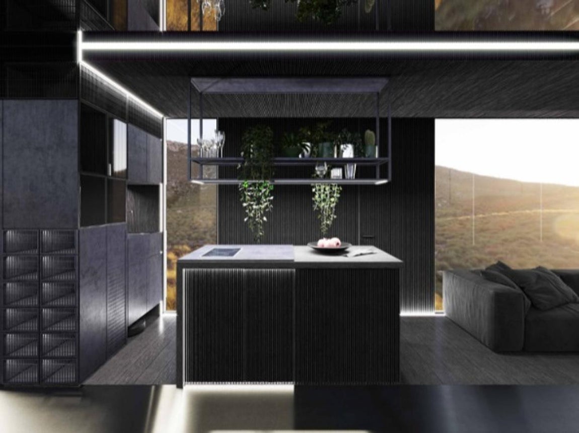 La cápsula de lujo sostenible que abrirá en Granada. La vivienda tiene una superficie de 45 metros cuadrados y se sostiene por seis patas