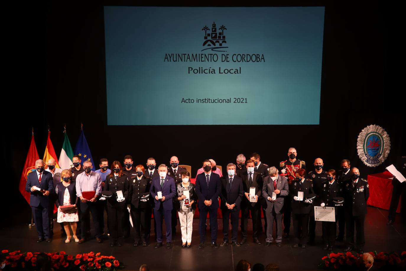 El acto de la Policía Local de Córdoba por el día de San Rafael, en imágenes