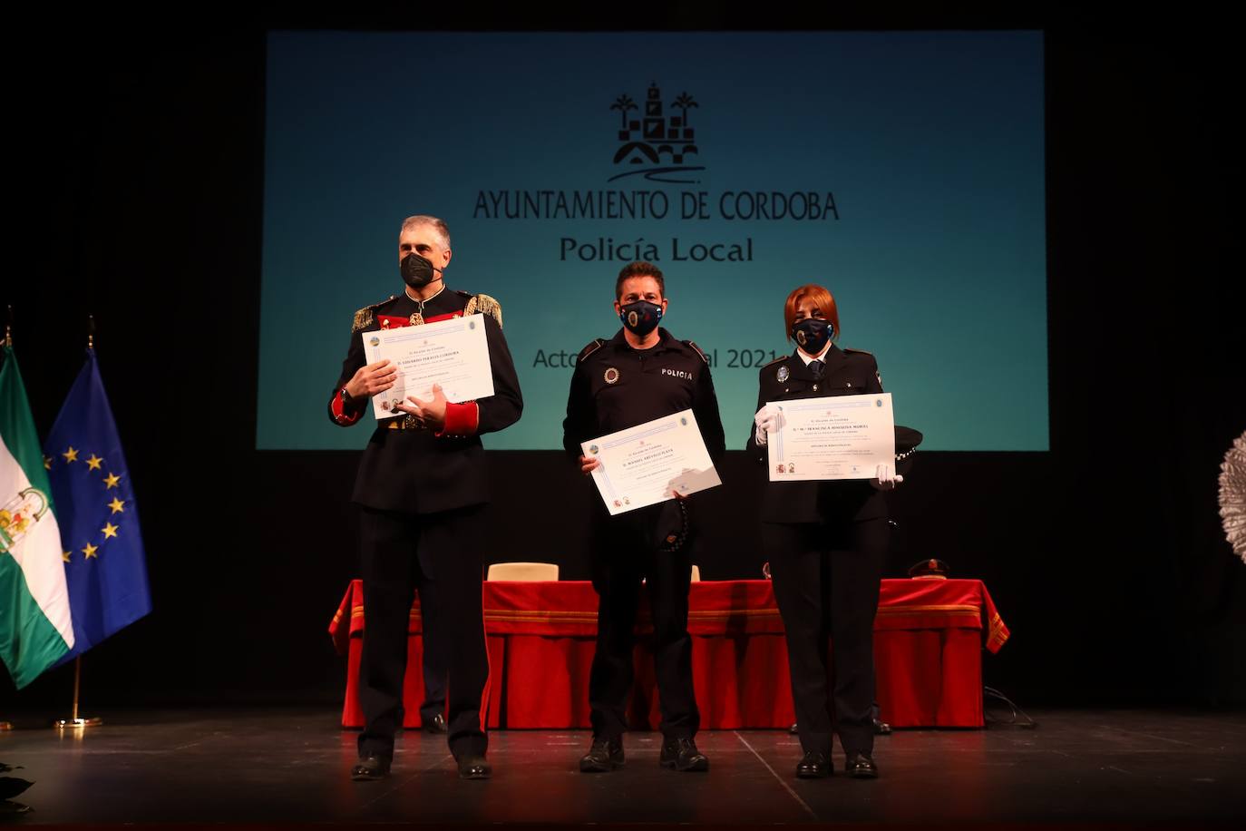 El acto de la Policía Local de Córdoba por el día de San Rafael, en imágenes