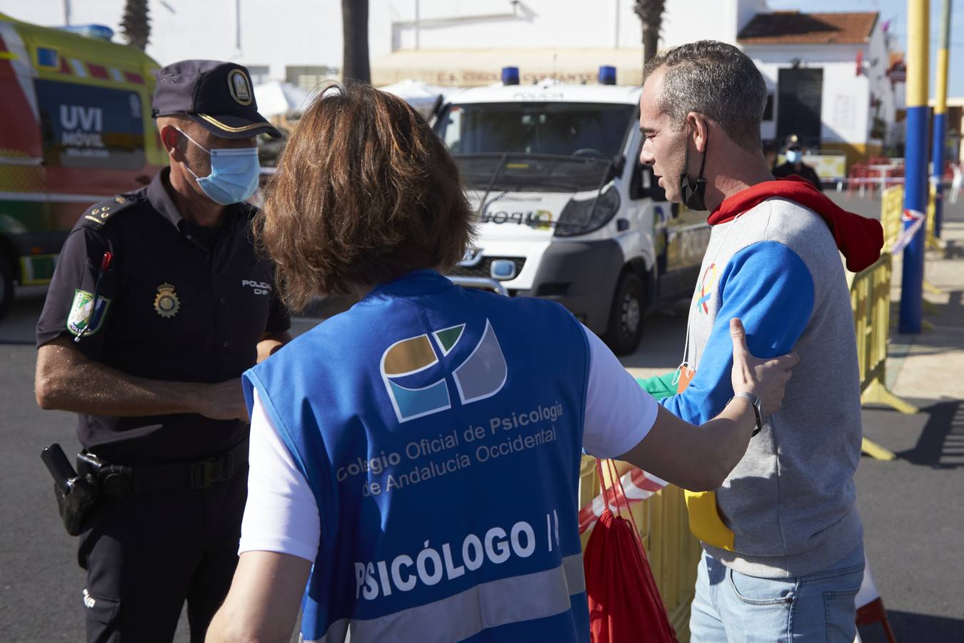 En imágenes, casi 2.000 personas participan en Huelva en un simulacro de respuesta en caso de tsunami