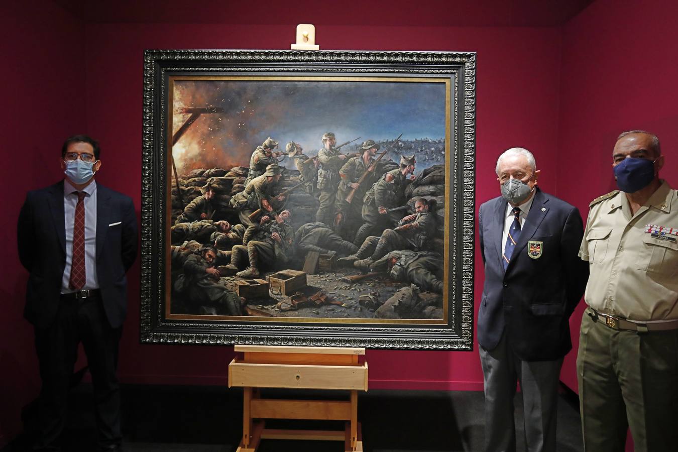 Presentación del cuadro &#039;Voluntarios para morir&#039; de Augusto Ferrer-Dalmau