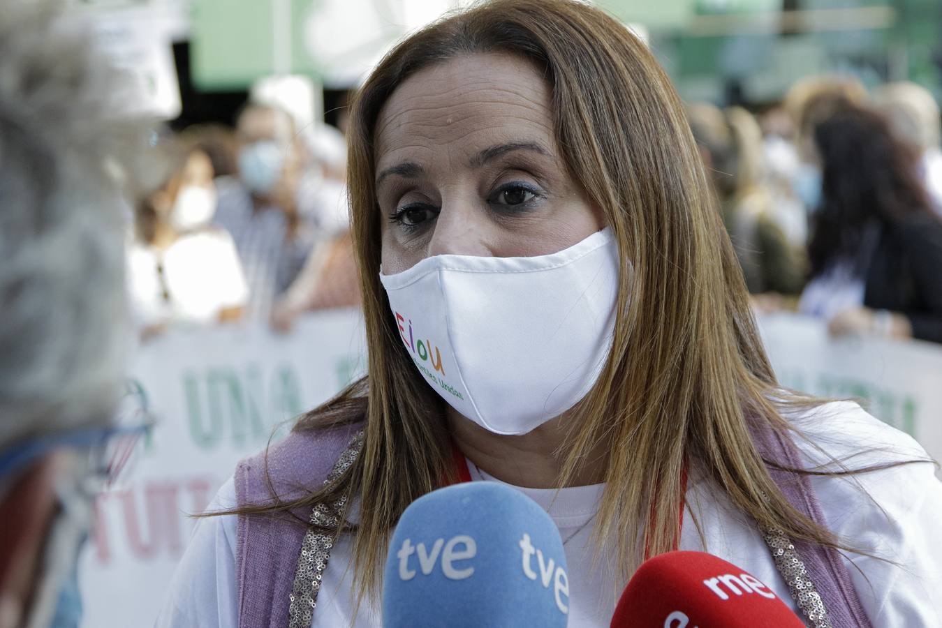 En imágenes, manifestación de las escuelas infantiles de Andalucía por el retraso en los pagos