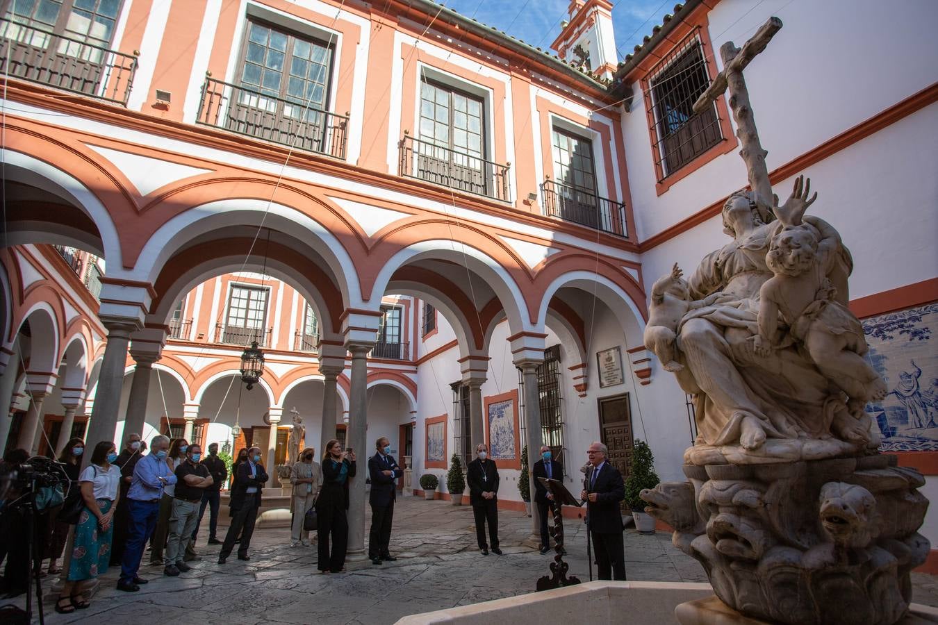 Inauguración de la exposición sobre el cuadro &#039;La Virgen de Belén&#039; de Murillo en el Hospital de la Caridad de Sevilla