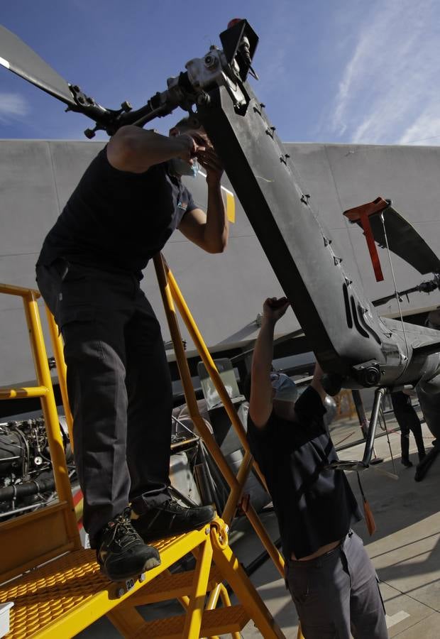 Narcoavionetas para hacer prácticas en un instituto de Sevilla