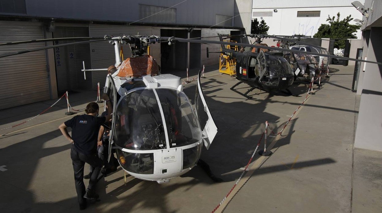 Narcoavionetas para hacer prácticas en un instituto de Sevilla