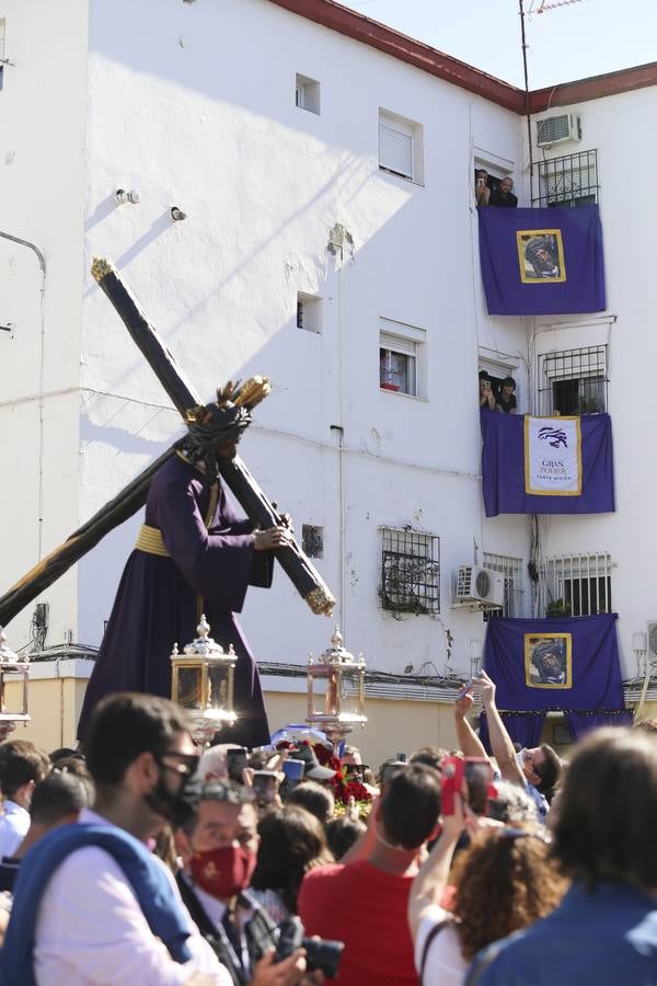 El Señor del Gran Poder durante el traslado de los Pajaritos a la Candelaria