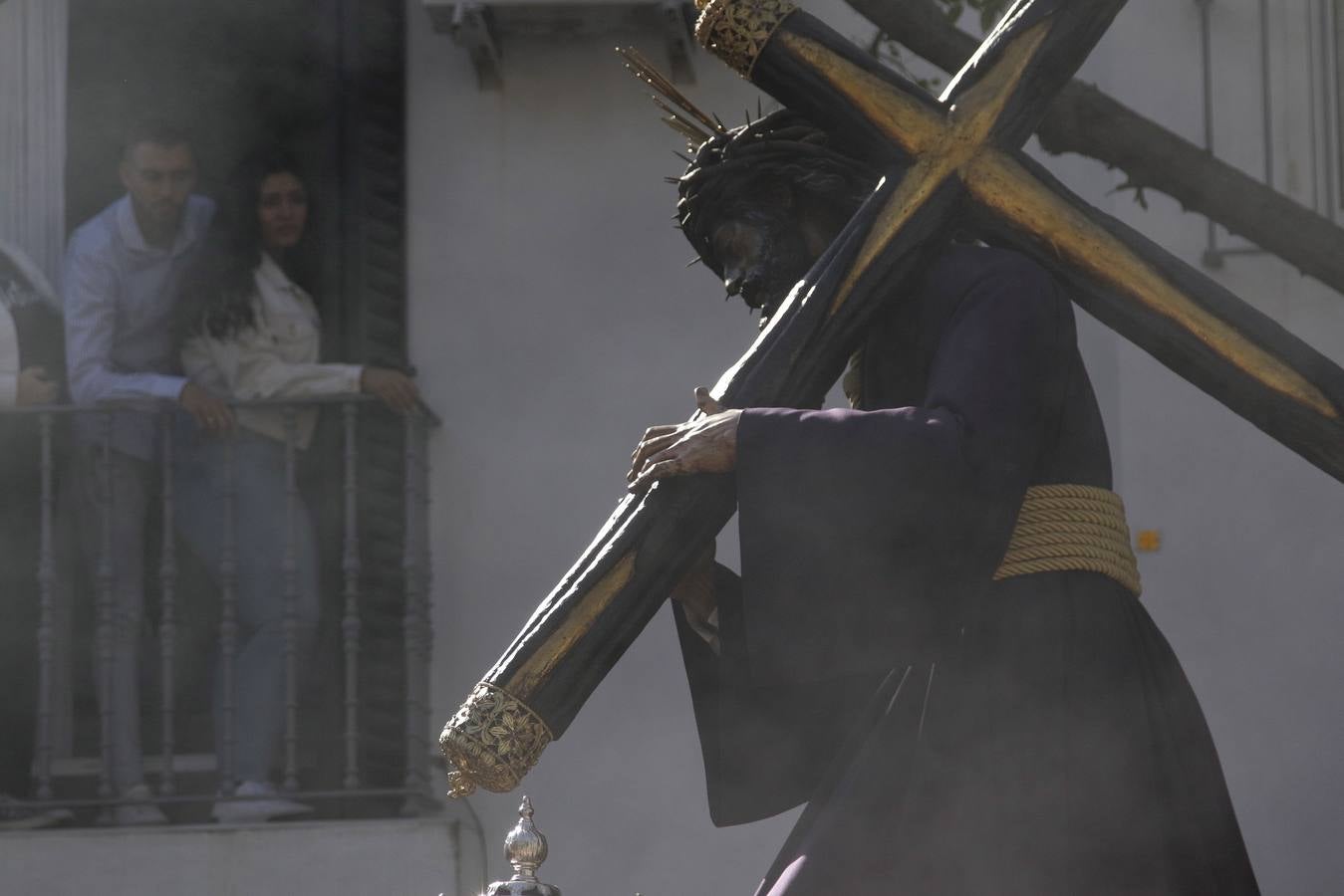 El Señor del Gran Poder durante el traslado de los Pajaritos a la Candelaria