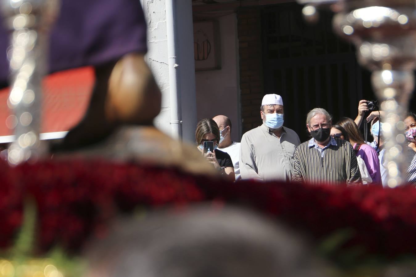 El Señor del Gran Poder durante el traslado de los Pajaritos a la Candelaria