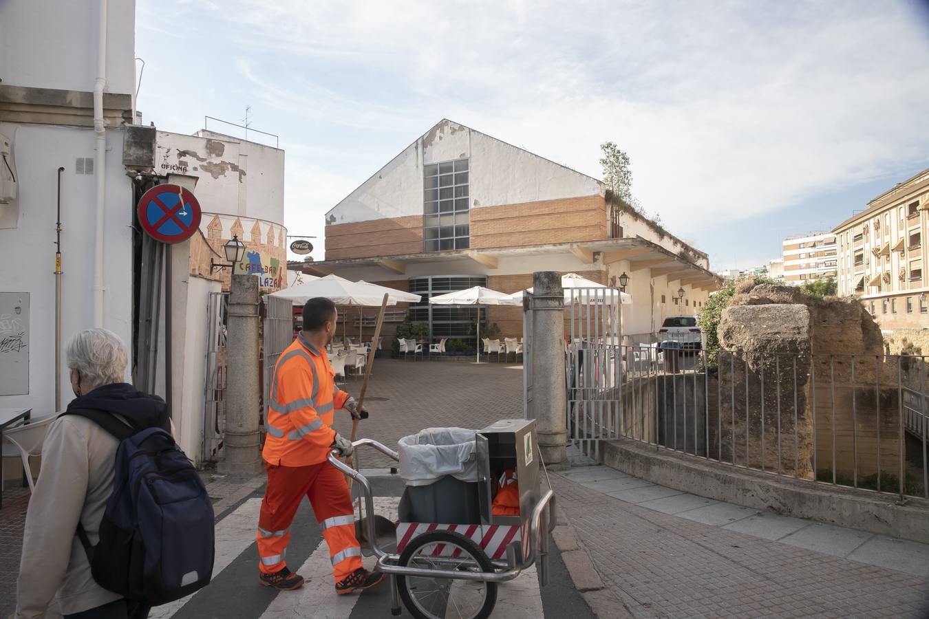 Así está el mercado del Alcázar de Córdoba, un inmueble con 70 años a sus espaldas