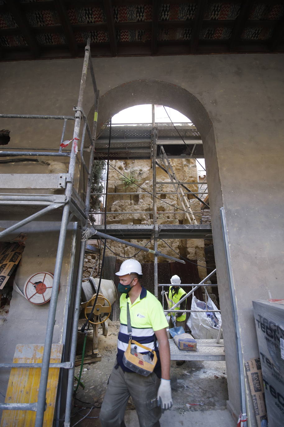 La fase final de las obras del Palacio de Congresos de Córdoba, en imágenes