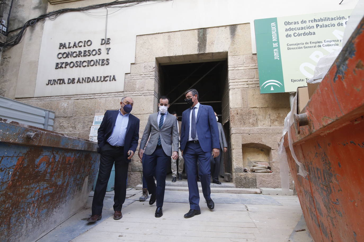 La fase final de las obras del Palacio de Congresos de Córdoba, en imágenes