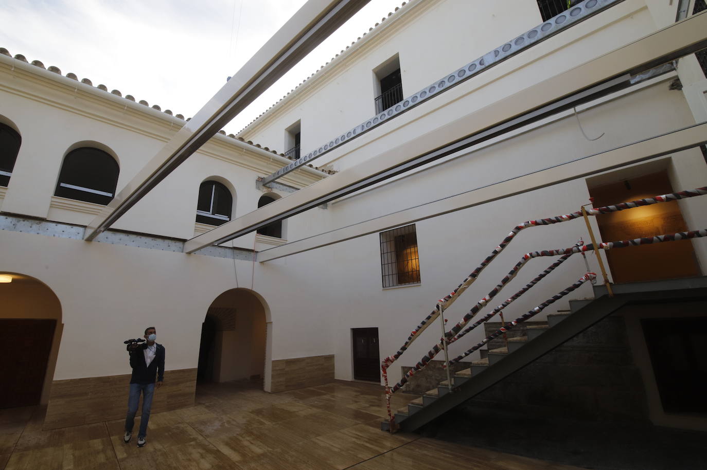 La fase final de las obras del Palacio de Congresos de Córdoba, en imágenes