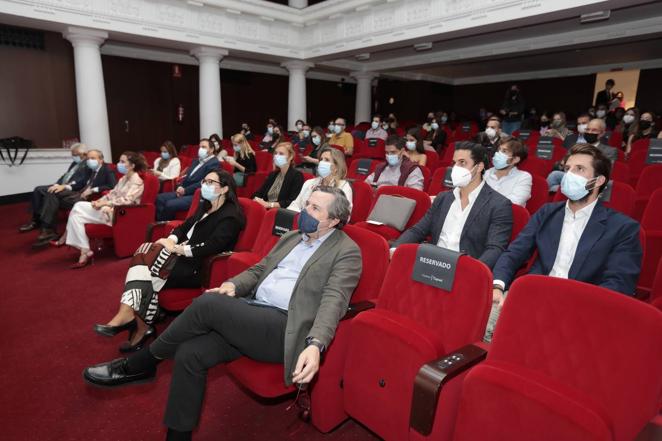 Asistentes a la entrega de premios