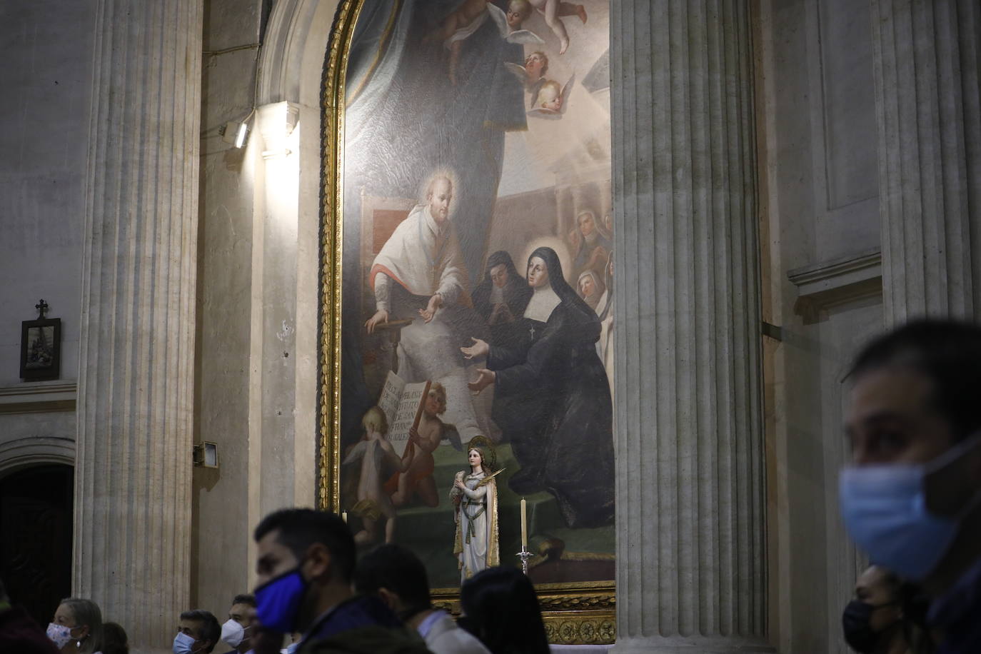 La apertura al público de la iglesia de Santa Victoria en Córdoba, en imágenes