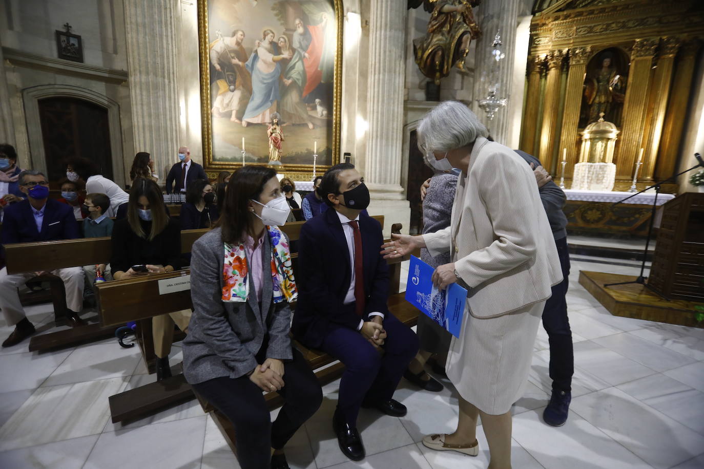 La apertura al público de la iglesia de Santa Victoria en Córdoba, en imágenes