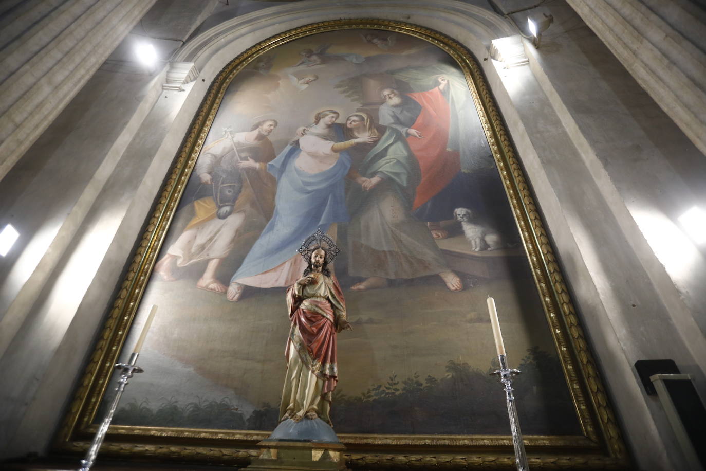 La apertura al público de la iglesia de Santa Victoria en Córdoba, en imágenes