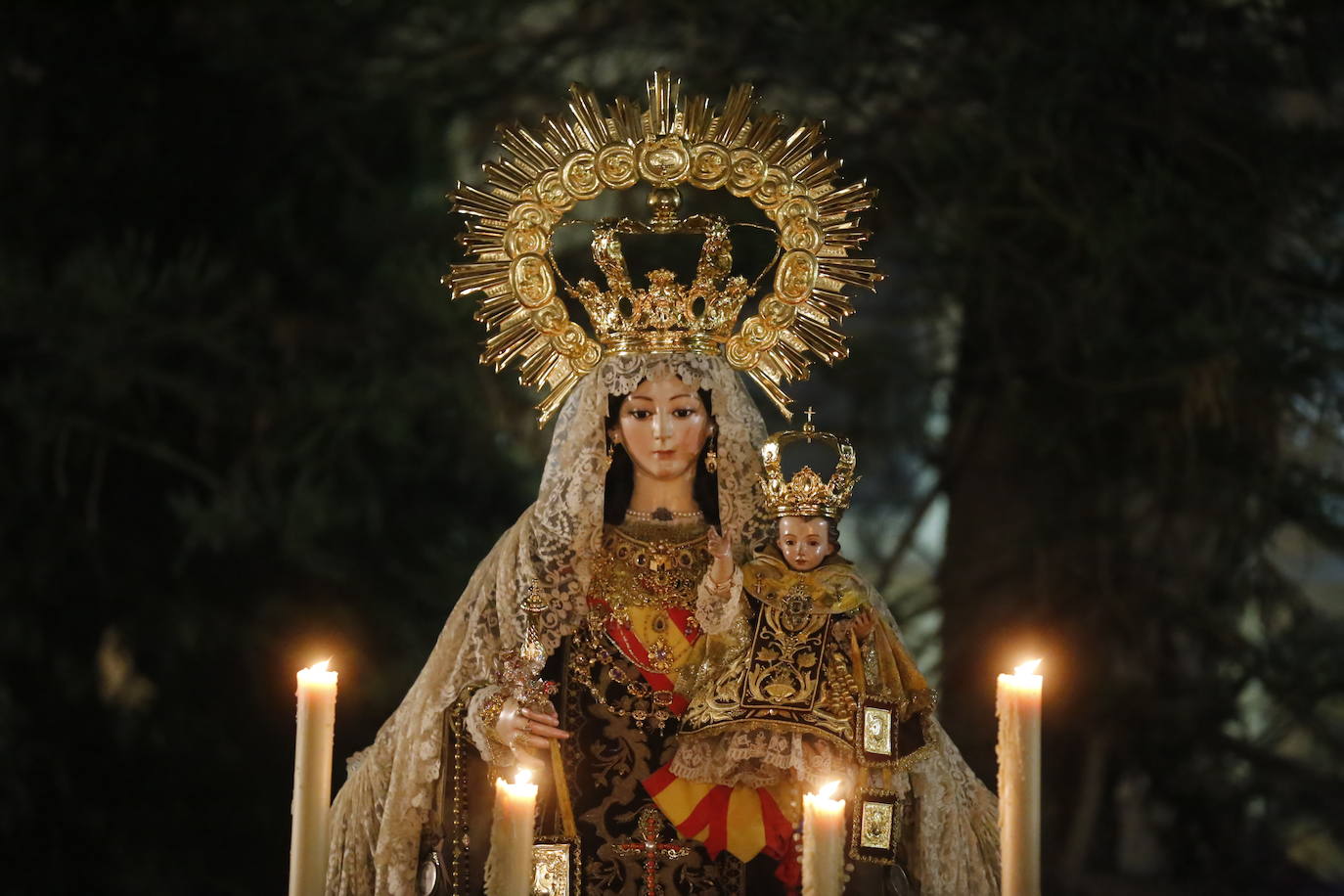 El rosario del Carmen de San Cayetano, de Córdoba, en imágenes