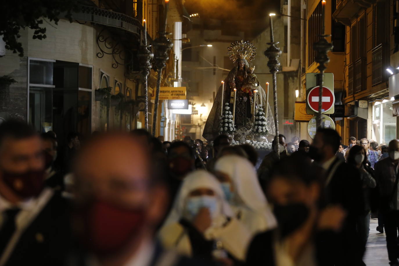 El rosario del Carmen de San Cayetano, de Córdoba, en imágenes