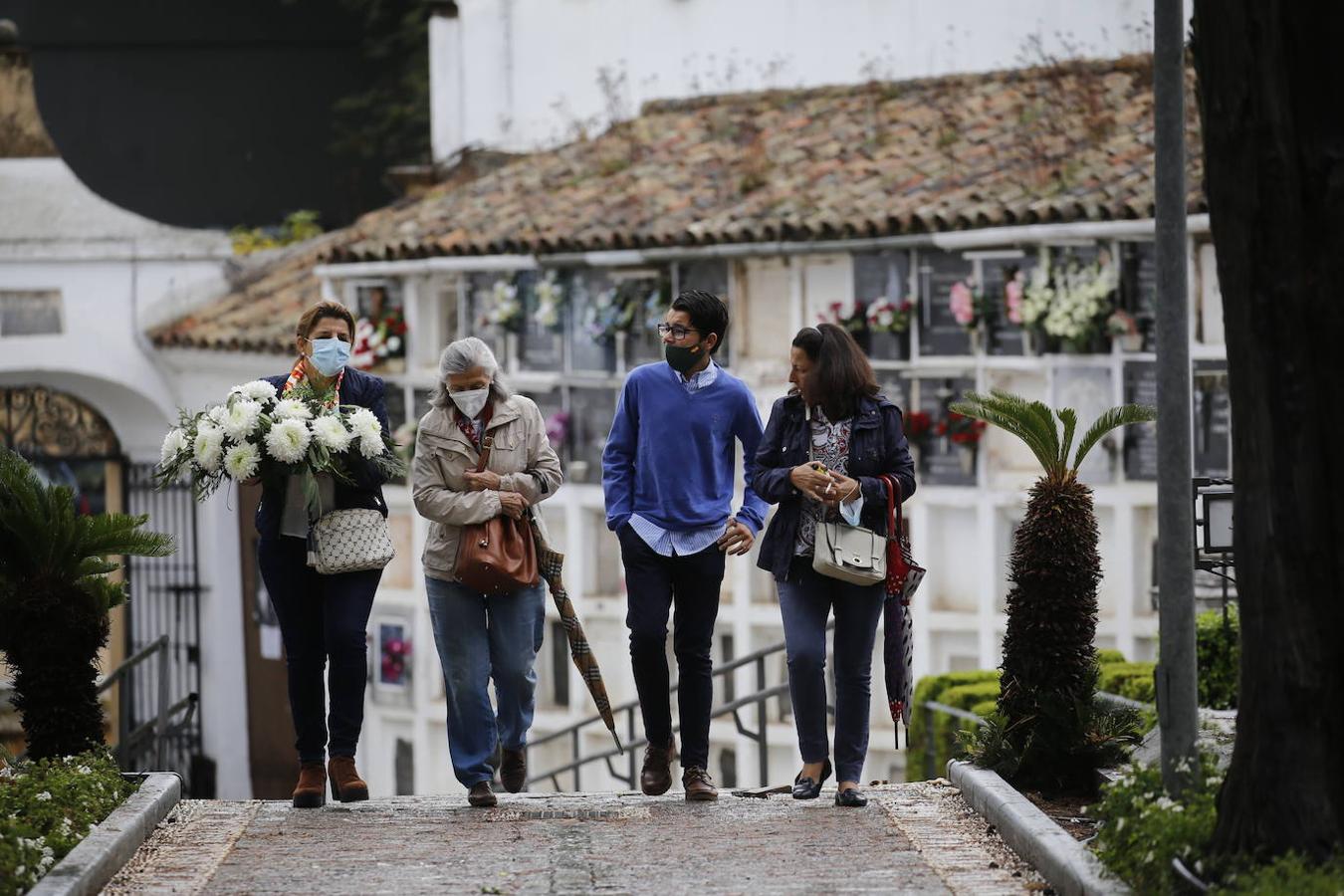 Las visitas a los cementerios el Día de Todos Los Santos en Córdoba, en imágenes