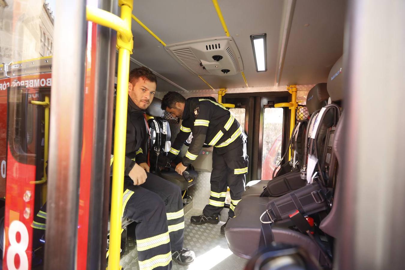 Los nuevos vehículos de bomberos para el Casco Histórico de Córdoba, en imágenes