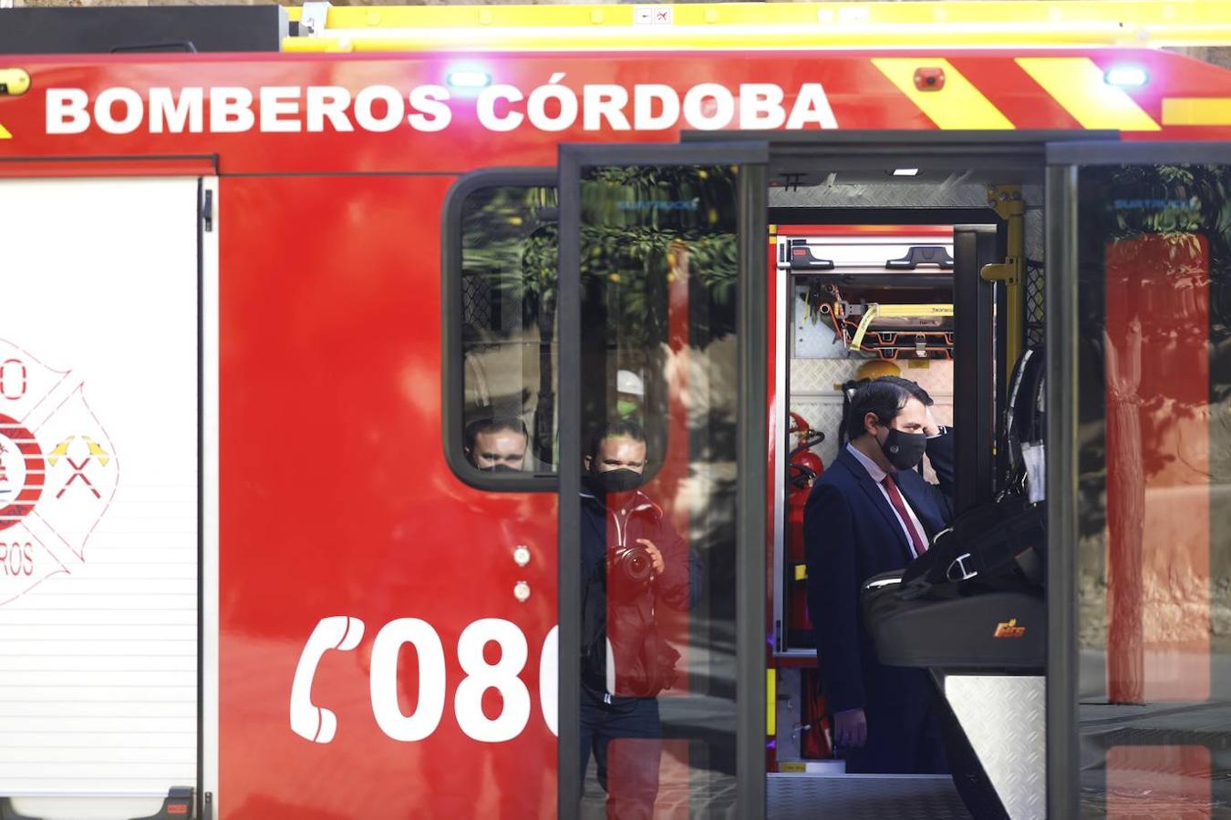 Los nuevos vehículos de bomberos para el Casco Histórico de Córdoba, en imágenes