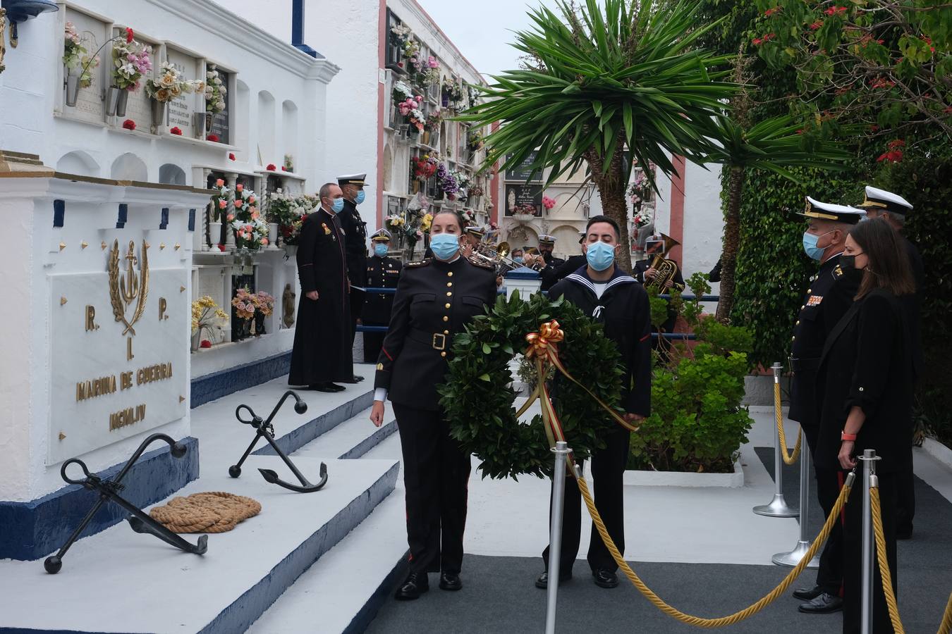 Homenaje en San Fernando a los fallecidos de la Armada