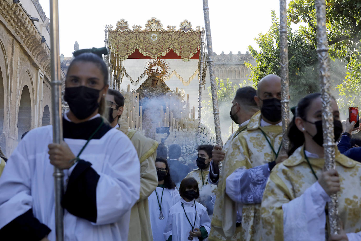 La procesión de la Virgen de la O en Córdoba, en imágenes